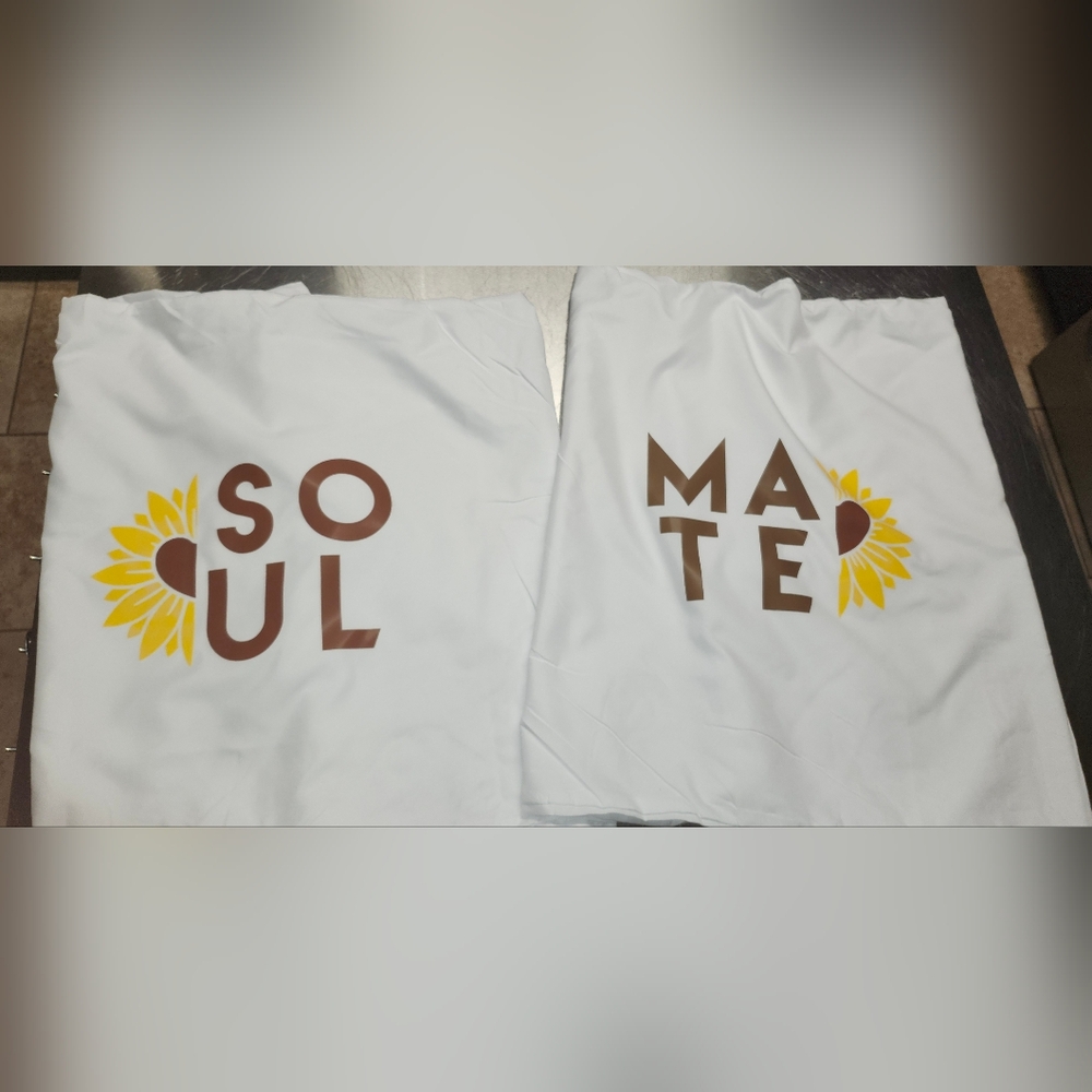 Hand Crafted "Soul Mate" Pillow Cases